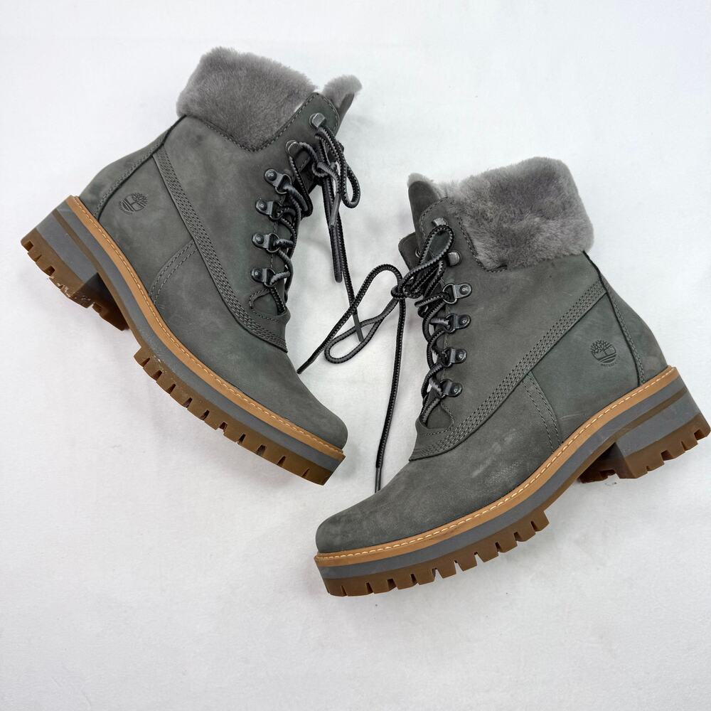 Timberland Grey Fur Courmayer Boots 7